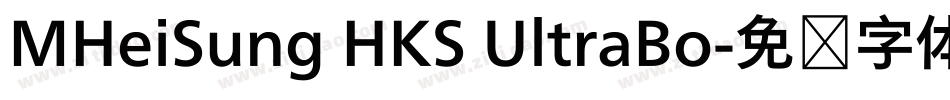 MHeiSung HKS UltraBo字体转换